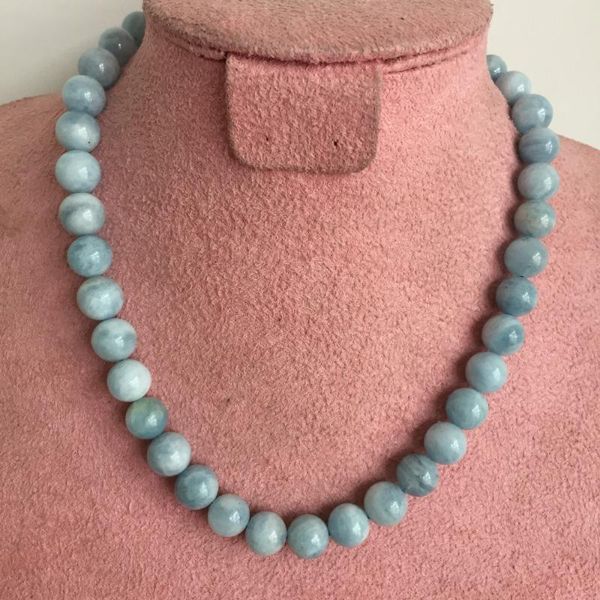 original aquamarines necklace 6/8/10/12mm genuine no dye real power women jewelry bead chain gift birthstone rope chain necklace, Silver
original aquamarines necklace 6/8/10/12mm genuine no dye real power women jewelry bead chain gift birthstone rope chain necklace, Silver