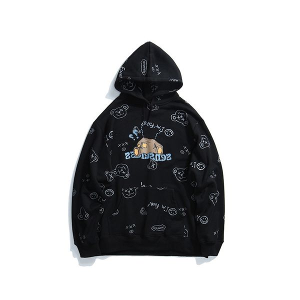 the new bear print plush fashion brand in july is fashionable and easy to wear. hip hop couple's hoodie men's wear, Black
the new bear print plush fashion brand in july is fashionable and easy to wear. hip hop couple's hoodie men's wear, Black