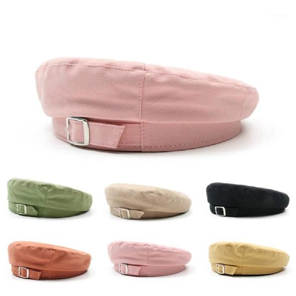 fashion all-match metal buckle octagonal hat beret retro shade new artist hat1, Blue;gray
fashion all-match metal buckle octagonal hat beret retro shade new artist hat1, Blue;gray