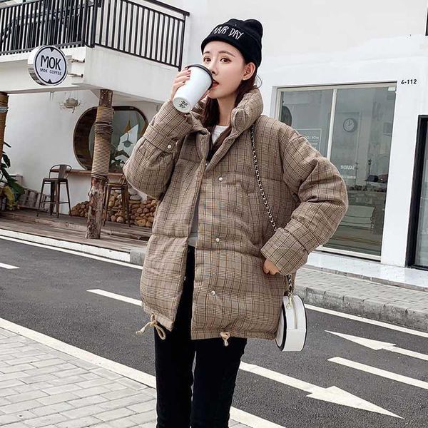 button female short cotton plaid long woman coats 2020 loose korean camel warm bread thick office winter covered puffe parka1, Black
button female short cotton plaid long woman coats 2020 loose korean camel warm bread thick office winter covered puffe parka1, Black