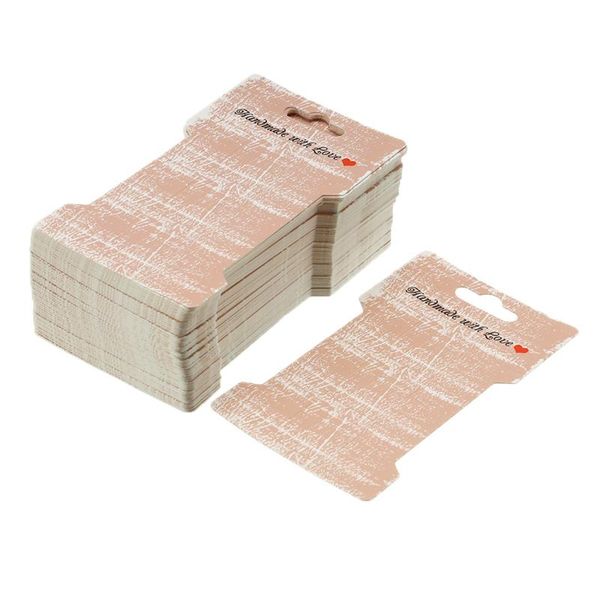 100pcs/set kraft handmade jewelry cards necklace earrings hairpin jewelry packaging display cards 11.5x6.6cm, Pink;blue
100pcs/set kraft handmade jewelry cards necklace earrings hairpin jewelry packaging display cards 11.5x6.6cm, Pink;blue