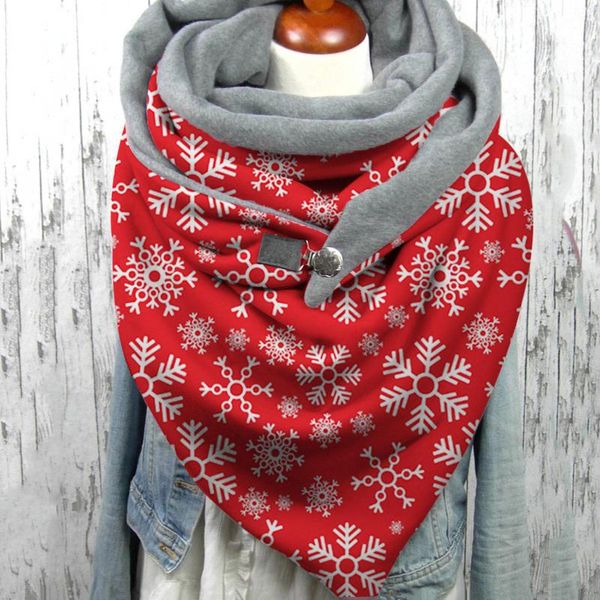 scarves fashion winter women christmas print button soft wrap casual warm shawls, Blue;gray
scarves fashion winter women christmas print button soft wrap casual warm shawls, Blue;gray
