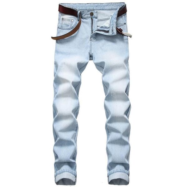 plus size 38 42 40 2021 new fashion moto biker mid straight men jeans 90%cotton casual slim pockets trendy clothing, Blue
plus size 38 42 40 2021 new fashion moto biker mid straight men jeans 90%cotton casual slim pockets trendy clothing, Blue