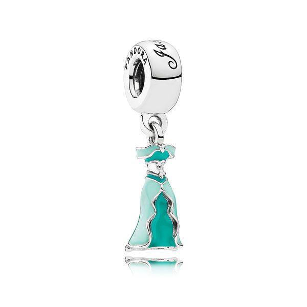 authentic 925 sterling silver jasmine's dress dangle charms beads pendant with mint & green enamel fit pandora bracelet for diy jewelry, Black
authentic 925 sterling silver jasmine's dress dangle charms beads pendant with mint & green enamel fit pandora bracelet for diy jewelry, Black