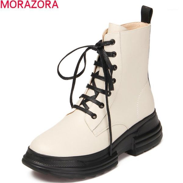 boots morazora 2021 arrival genuine leather thick heels round toe platform ankle autumn winter women1, Black
boots morazora 2021 arrival genuine leather thick heels round toe platform ankle autumn winter women1, Black