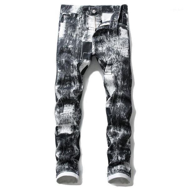 men's jeans men straight trousers male soft slim fit printing denim designer casual biker pants pantalon hombre homme1, Blue
men's jeans men straight trousers male soft slim fit printing denim designer casual biker pants pantalon hombre homme1, Blue