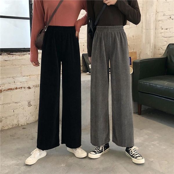 wide-legged pants women's autumn winter 2020 new korean style straight thick plush sunken stripe high waist draping casual pants, Black;white
wide-legged pants women's autumn winter 2020 new korean style straight thick plush sunken stripe high waist draping casual pants, Black;white