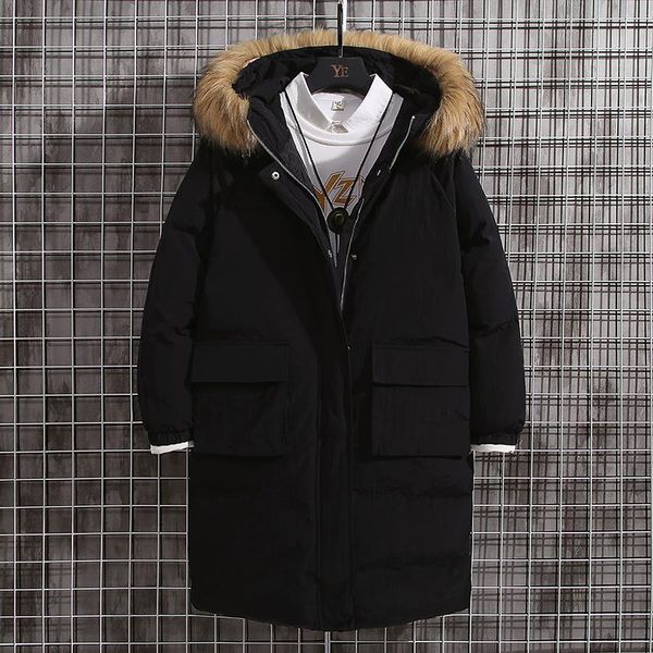 men's down & parkas justar winter detachable wool collar mid length casual cotton clothes, Black
men's down & parkas justar winter detachable wool collar mid length casual cotton clothes, Black