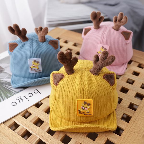baby hat autumn and winter thickened cute cartoon deer baby peaked cap korean style childrens warm snap-brim hat fashion, Yellow
baby hat autumn and winter thickened cute cartoon deer baby peaked cap korean style childrens warm snap-brim hat fashion, Yellow