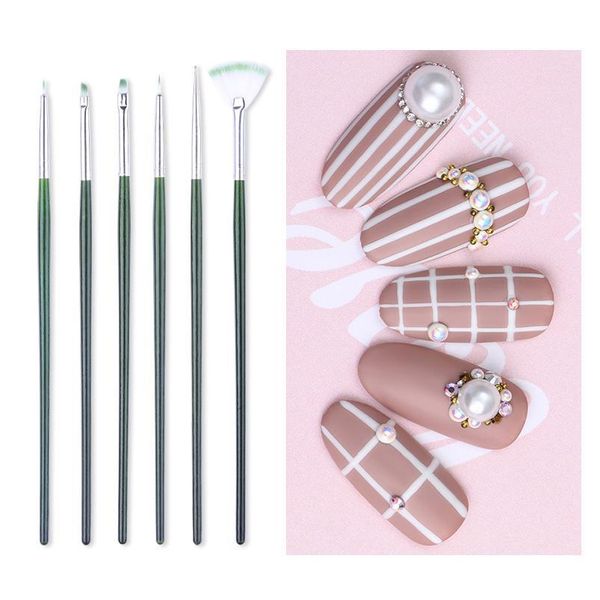 8pcs/set uv gel liner nail brush painting drawing liner acrylic pens marble handle nail art pens diy tool for gel wmtifa
8pcs/set uv gel liner nail brush painting drawing liner acrylic pens marble handle nail art pens diy tool for gel wmtifa