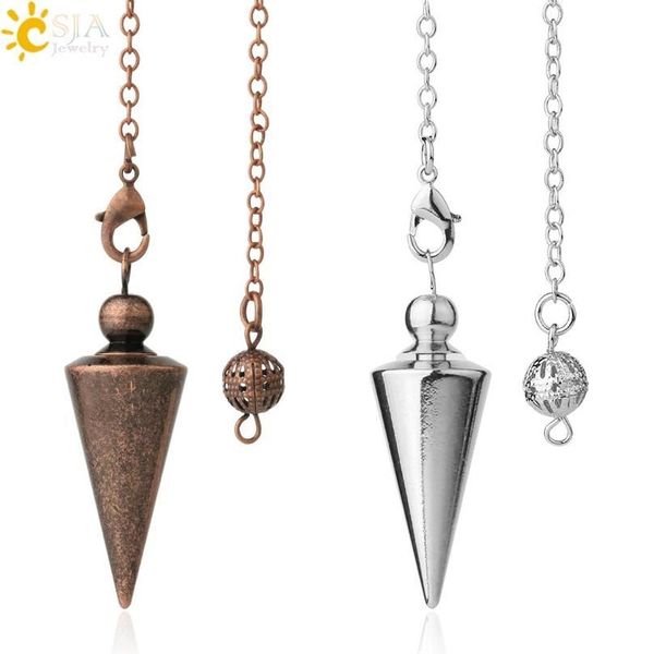 csja cone metal pendulum for wicca antique copper gold-color spiritual pendulo radiestesia healing pendule jewe jlldhh, Black
csja cone metal pendulum for wicca antique copper gold-color spiritual pendulo radiestesia healing pendule jewe jlldhh, Black
