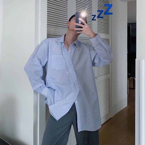 2021 Deconstruction Male Homemade Women New Sense of Folding Door-frame Three-dimensional Edge Strips Loosened Anti-wrinkle Shirt. IQHG, Black
2021 Deconstruction Male Homemade Women New Sense of Folding Door-frame Three-dimensional Edge Strips Loosened Anti-wrinkle Shirt. IQHG, Black