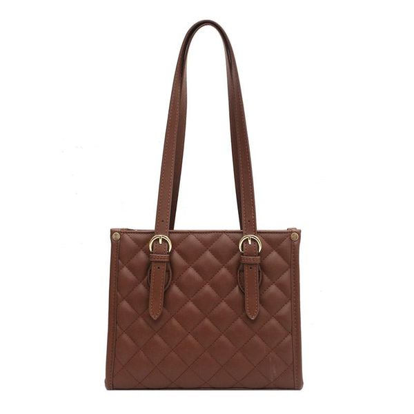 new korean women's bag, leisure rhombic embroidery thread bag, large capacity ladies shoulder simple texture tote bag
new korean women's bag, leisure rhombic embroidery thread bag, large capacity ladies shoulder simple texture tote bag