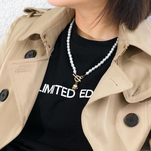 vintage imitation pearls link chain female necklace boho bohemia femme copper ball pendant necklace elegant dinner jewelry gift, Golden;silver
vintage imitation pearls link chain female necklace boho bohemia femme copper ball pendant necklace elegant dinner jewelry gift, Golden;silver