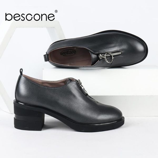 bescone casual handmade women pumps casual round toe 6.5 cm high heel shoes basic slip-on square heel zipper ladies pumps bs21, Black 
bescone casual handmade women pumps casual round toe 6.5 cm high heel shoes basic slip-on square heel zipper ladies pumps bs21, Black