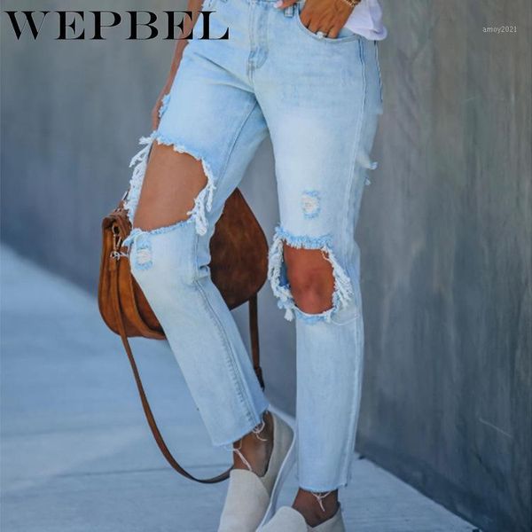 women's jeans wepbel summer solid color hole bleached ripped mid-waist women's fashion washed vintage denim straight pants1, Blue
women's jeans wepbel summer solid color hole bleached ripped mid-waist women's fashion washed vintage denim straight pants1, Blue