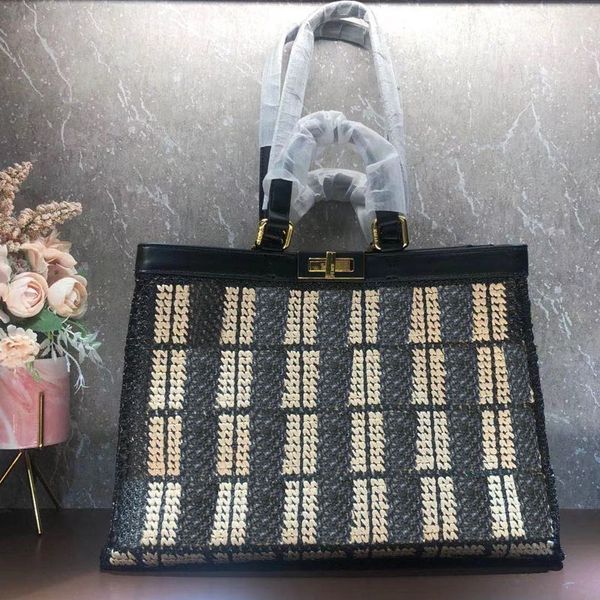 large casual tote bag black leather handbag ladies shoulder back bag knitting pouch classic twist lock
large casual tote bag black leather handbag ladies shoulder back bag knitting pouch classic twist lock