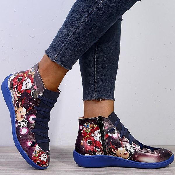 printed christmas ankle boots female casual shoes graffiti winter boots women shoes woman lace up plus size 35-43 women, Black
printed christmas ankle boots female casual shoes graffiti winter boots women shoes woman lace up plus size 35-43 women, Black