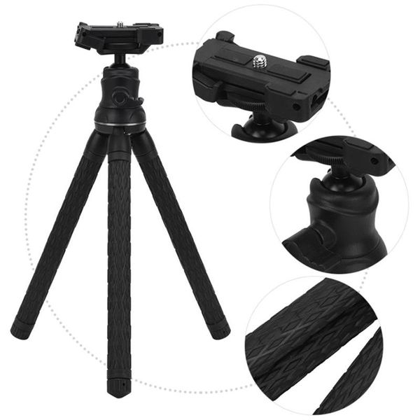 7 sections stretchable desktripod with ball head multi-functional mobile phone clip for mirrorless camera
7 sections stretchable desktripod with ball head multi-functional mobile phone clip for mirrorless camera