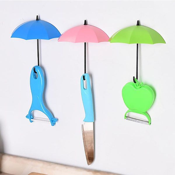 hooks & rails 3 pcs/ set sundries hanger colorful home decoration umbrella-shaped wall hooks1
hooks & rails 3 pcs/ set sundries hanger colorful home decoration umbrella-shaped wall hooks1