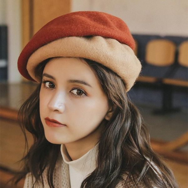 fashion british style classic woolen beret painter hat fashion beautiful solid color beret 2020 nn, Blue;gray
fashion british style classic woolen beret painter hat fashion beautiful solid color beret 2020 nn, Blue;gray