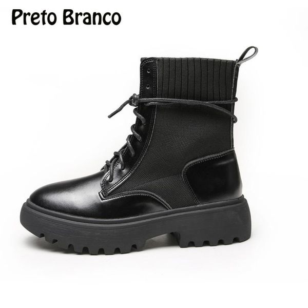 preto branco boots flying woven socks stitching slanted heel lace-up semi-high heeled ankle boots women's --9, Black
preto branco boots flying woven socks stitching slanted heel lace-up semi-high heeled ankle boots women's --9, Black