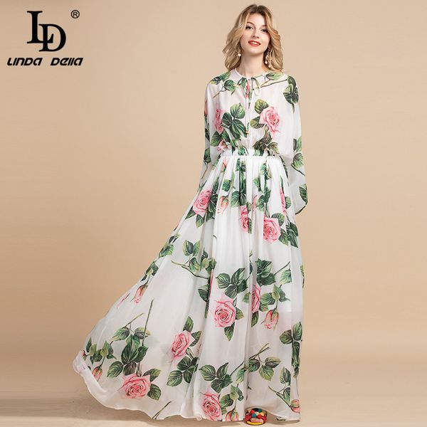 ld linda della summer fashion runway boho maxi dresses women's long sleeve rose flowers print holiday elegant party long dress lj201202, Black;gray
ld linda della summer fashion runway boho maxi dresses women's long sleeve rose flowers print holiday elegant party long dress lj201202, Black;gray