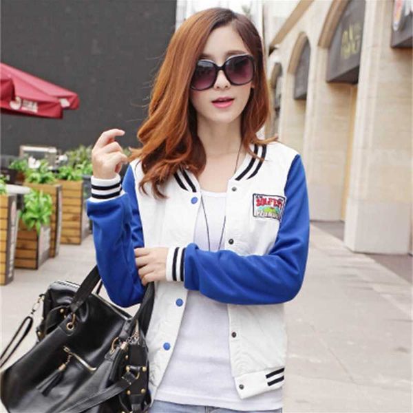 wholesale- carol diaries college baseball jackets women coat cardigan jacket patchwork feminine coat bomber jacket 3 colors, Black;brown
wholesale- carol diaries college baseball jackets women coat cardigan jacket patchwork feminine coat bomber jacket 3 colors, Black;brown