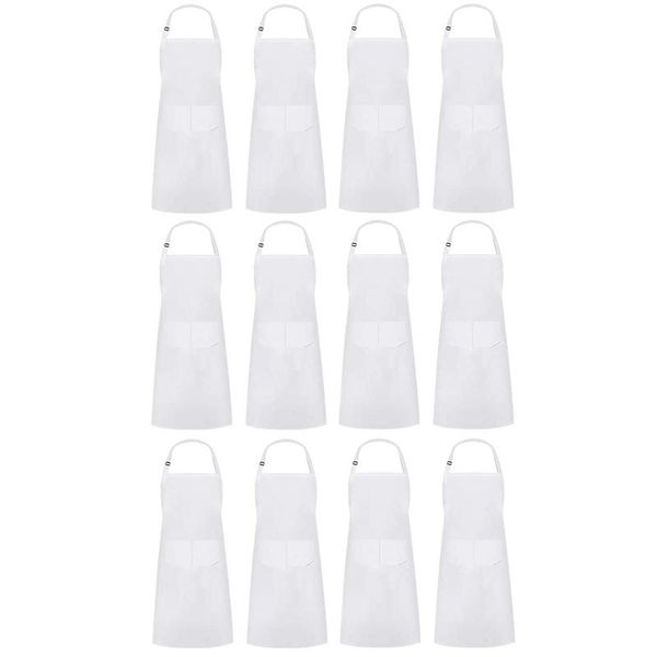 12x surround apron, kitchen chef apron with 2 pockets, adjustable apron apron, used for cooking, serving-white
12x surround apron, kitchen chef apron with 2 pockets, adjustable apron apron, used for cooking, serving-white