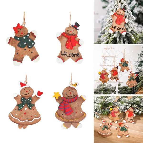 new gingerbread man ornament wooden doll pendant christmas tree hanging decor party supplies 
new gingerbread man ornament wooden doll pendant christmas tree hanging decor party supplies
