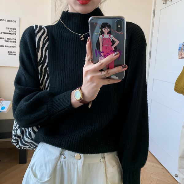 high-necked 2021 half-neck female bottom fall and winter long-sleeve shirt new fine joker coat tide lu98, White;black
high-necked 2021 half-neck female bottom fall and winter long-sleeve shirt new fine joker coat tide lu98, White;black