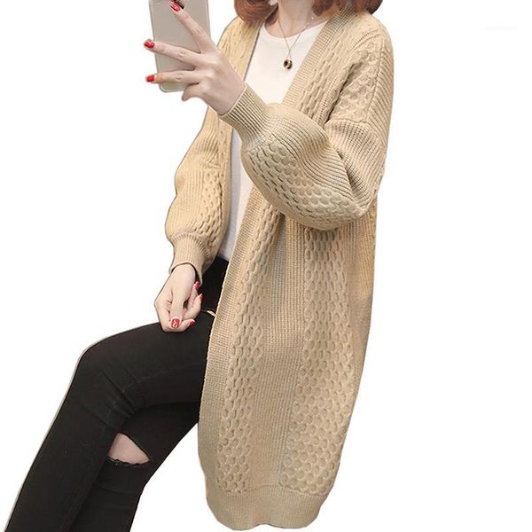 women's autumn winter cardigan sweater tide new female long wool sweaters knitted cardigans loose long-sleeve plus size sweater1, White
women's autumn winter cardigan sweater tide new female long wool sweaters knitted cardigans loose long-sleeve plus size sweater1, White