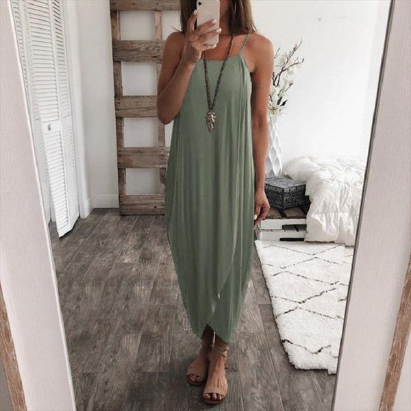 2020 summer new slip cotton dress women irregular long loose dress solid color plus size s 3xl boho maxi dresses female vestidos, Black;gray
2020 summer new slip cotton dress women irregular long loose dress solid color plus size s 3xl boho maxi dresses female vestidos, Black;gray