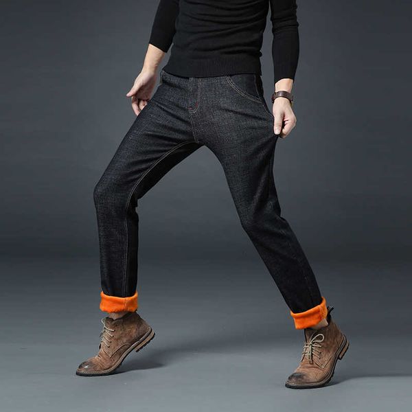 2021 winter jeans hommes black stretch thicken jeans with warm denim jean pants trousers blue and black big size 42 44 46
2021 winter jeans hommes black stretch thicken jeans with warm denim jean pants trousers blue and black big size 42 44 46
