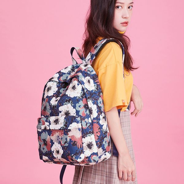 swdf new waterproof polyester school bags for girls teenagers flower pattern backpack women travel backpacks children book bags c1019
swdf new waterproof polyester school bags for girls teenagers flower pattern backpack women travel backpacks children book bags c1019