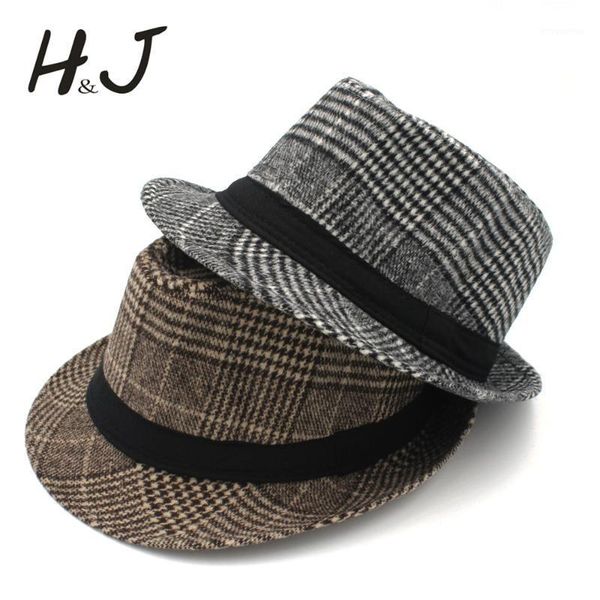 2020 new autumn winter men's feminino warm sun hat for gentleman wool grid ribbon fedora sombreros jazz hat panama 101, Blue;gray
2020 new autumn winter men's feminino warm sun hat for gentleman wool grid ribbon fedora sombreros jazz hat panama 101, Blue;gray