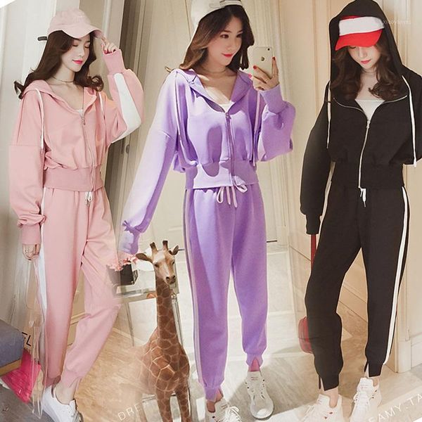 running sets women's hooded sweater sports suit student loose pants two-piece girl's cool breathable sport1, Black;blue
running sets women's hooded sweater sports suit student loose pants two-piece girl's cool breathable sport1, Black;blue
