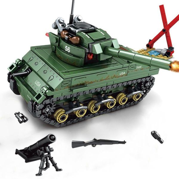 sembo 437pcs военный usa m4 sherman tank строительные блоки для армии ww2 солдат оруж игрушки автомобиля солдата кирпича игрушки дети мальчи
sembo 437pcs военный usa m4 sherman tank строительные блоки для армии ww2 солдат оруж игрушки автомобиля солдата кирпича игрушки дети мальчи