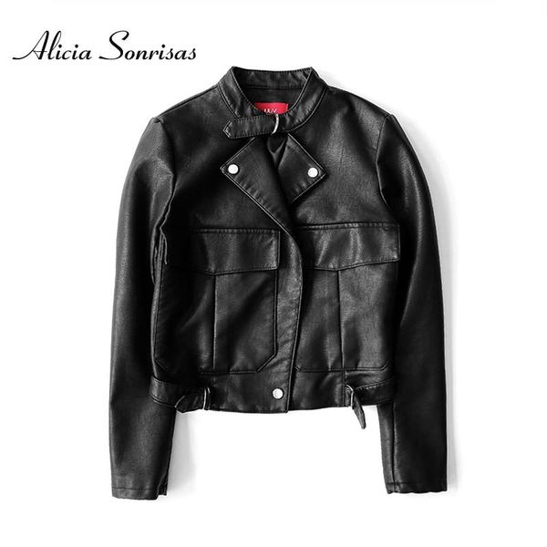 motorcycle jacket women's short pu leather short spring autumn 2020 korean-style stand collar bandage biker coat u171699, Black
motorcycle jacket women's short pu leather short spring autumn 2020 korean-style stand collar bandage biker coat u171699, Black