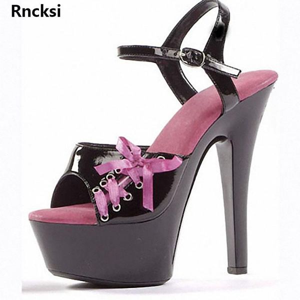 sandals rncksi patent leather spring summer shallow mouth shoes 15cm high-heeled dress party women's, Black
sandals rncksi patent leather spring summer shallow mouth shoes 15cm high-heeled dress party women's, Black
