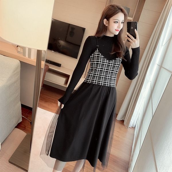 2mmtr новая мода платье подвязка сетки шить трикотажные dresssling plaid платье два куска в костюме зимой 2019 axgst, Black;gray
2mmtr новая мода платье подвязка сетки шить трикотажные dresssling plaid платье два куска в костюме зимой 2019 axgst, Black;gray