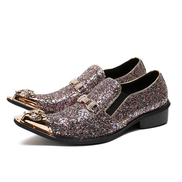 new handmade shinny flats luxury shoes fashion men wedding loafers party men's men shoes glitter irocd, Black
new handmade shinny flats luxury shoes fashion men wedding loafers party men's men shoes glitter irocd, Black