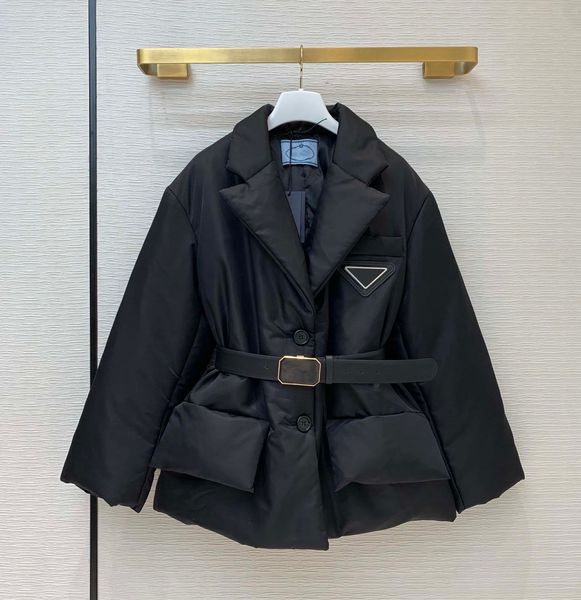 women designer parkas women coat with hardware inverted triangle women winter thick coat suits&blazers style come with belt size, Black
women designer parkas women coat with hardware inverted triangle women winter thick coat suits&blazers style come with belt size, Black