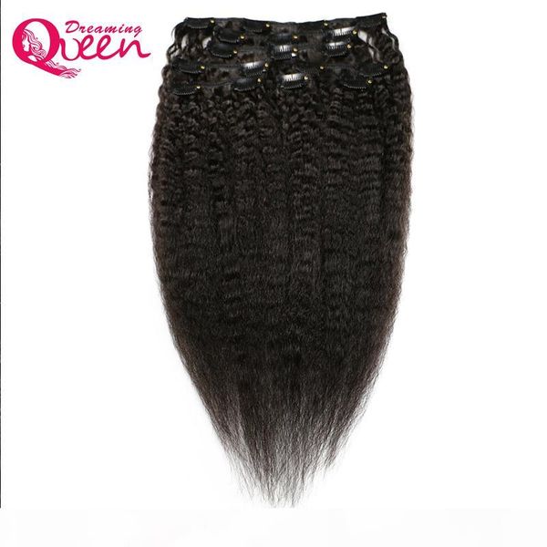 kinky straight clips in brazilian human hair extensions 120g 8pcs set coarse yaki clip ins 100% brazilian virgin human hair, Black
kinky straight clips in brazilian human hair extensions 120g 8pcs set coarse yaki clip ins 100% brazilian virgin human hair, Black