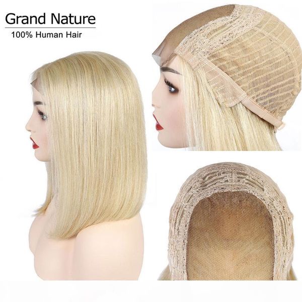 613 blonde lace frontal 4x4 closure human hair wig for black straight human hair bob wig 10 12 14inch transparent lace 150% remy, Black;brown
613 blonde lace frontal 4x4 closure human hair wig for black straight human hair bob wig 10 12 14inch transparent lace 150% remy, Black;brown