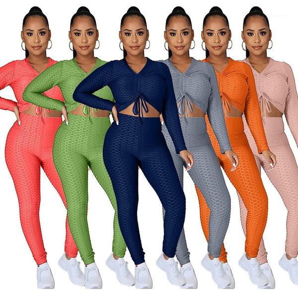 waist pencil pants female yoga 2pcs clothing suit women drawstring casual sets v neck crop high, White
waist pencil pants female yoga 2pcs clothing suit women drawstring casual sets v neck crop high, White