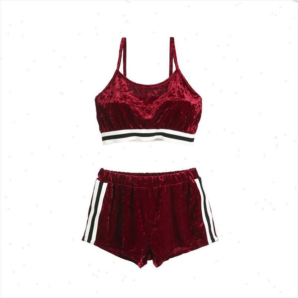 2pcs set summer women clothes sleeveless crop camis high waist shorts striped casual clothing outfits plus size wear, Black;white
2pcs set summer women clothes sleeveless crop camis high waist shorts striped casual clothing outfits plus size wear, Black;white
