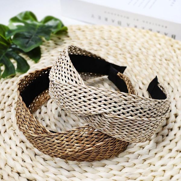 bohemian cross knotted hairband lady straw weaving hair hoop fashion wide-brimmed women headband solid color vintage headdress q bbyeyq
bohemian cross knotted hairband lady straw weaving hair hoop fashion wide-brimmed women headband solid color vintage headdress q bbyeyq