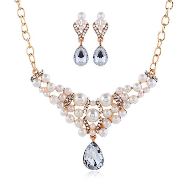 adolph star jewelry simulated pearl jewelry set choker necklace crystal stud earring women new boho wedding accessories sales, Silver
adolph star jewelry simulated pearl jewelry set choker necklace crystal stud earring women new boho wedding accessories sales, Silver