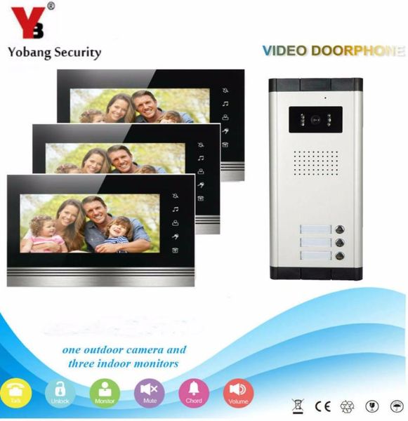 yobang security dhl wired video door phone intercom system 7"inch monitor ir camera video intercom doorphone doorbell kit
yobang security dhl wired video door phone intercom system 7"inch monitor ir camera video intercom doorphone doorbell kit